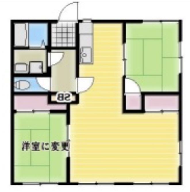 タウニー四和の間取り