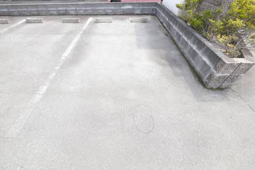 熊本市東区上南部２丁目のアパートの駐車場