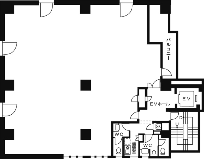 【間取り】 | 新橋第二中ビル