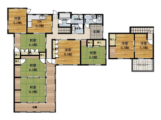 【間取り】 | 淡窓中古住宅