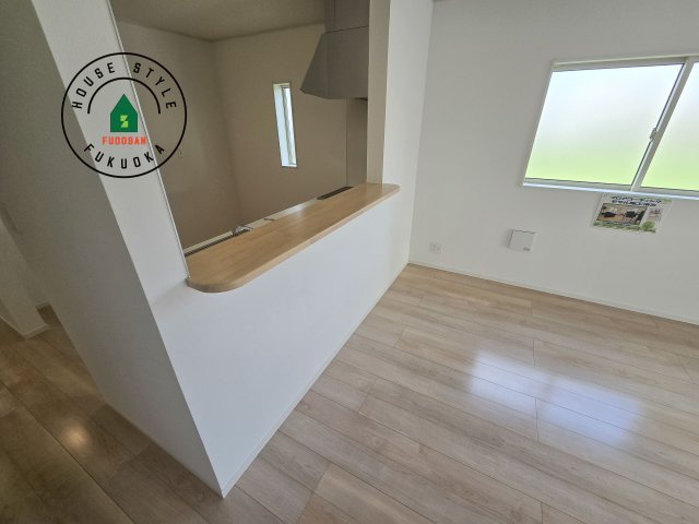 福岡市早良区重留1丁目第7-1棟(１号棟)のダイニング|ダイニングとリビングのメリハリが付けやすい空間設計になっています。