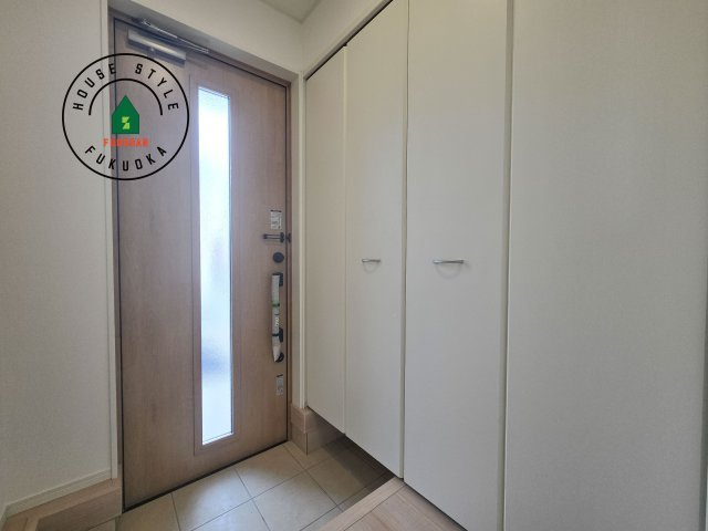 福岡市早良区重留1丁目第7-1棟(１号棟)の防犯設備|二重ロックでしっかり防犯対策ができます。