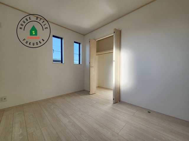 福岡市早良区飯倉2丁目第1-2棟（A号棟）の洋室|将来的に、琉球畳を引きまして和室風にすることも可能です。