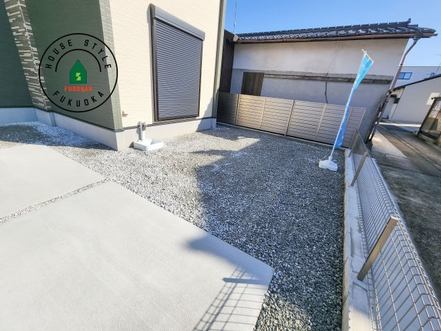 糟屋郡須恵町大字旅石第25-1棟(１号棟)の庭|お庭で自由な時間を過ごせます。