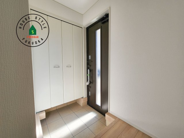 糟屋郡宇美町宇美東1丁目第2-5棟（1号棟）の防犯設備|二重ロックでしっかり防犯対策ができます。