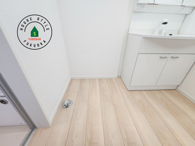 糟屋郡宇美町宇美東1丁目第2-5棟（1号棟）のランドリースペース|ランドリースペースは広さもたっぷり。