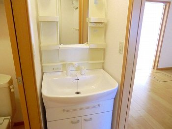 【洗面所】 | ブルーメ野里Ａ | 洗面所です