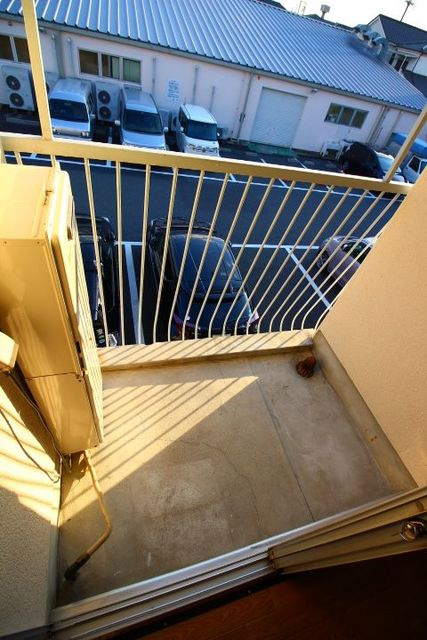 西畑ハイツのバルコニー