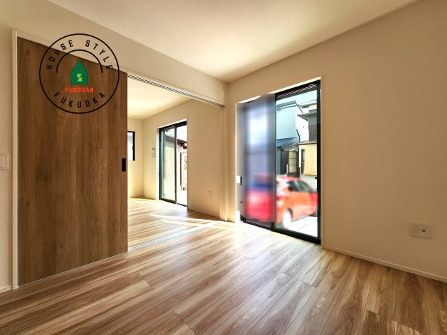 福岡市東区奈多1丁目第3-1棟（1号棟）の和室|将来的に、琉球畳を引きまして和室風にすることも可能です。