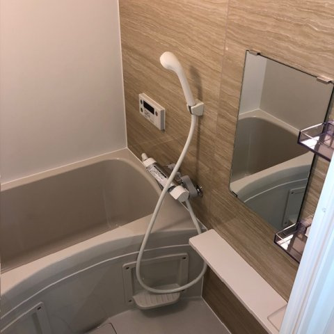 第２豊田ビル（モア、ライフ三宮）の浴室|日々の疲れを癒すお風呂付です