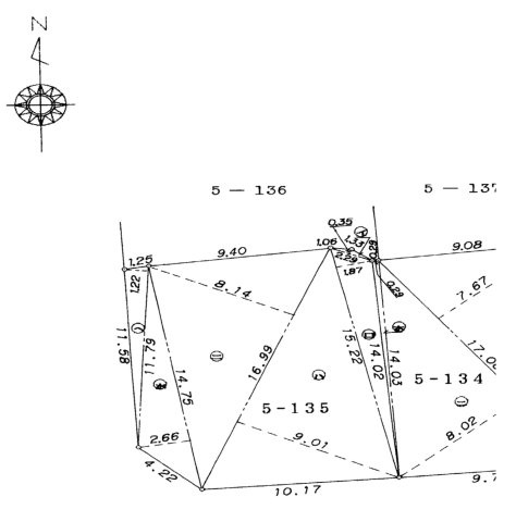 亀岡市畑野町千ケ畑高橋の売地の土地図