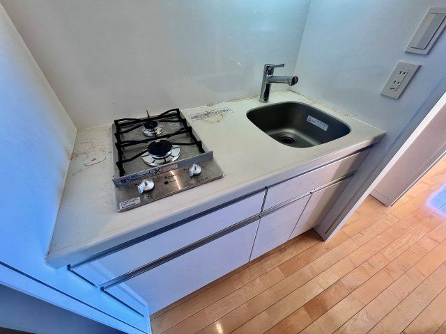 パークアクシス渋谷桜丘ウエストのキッチン|■２口ガスコンロシステムキッチン