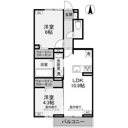 【間取り】 | ハイトラスト　Ａ