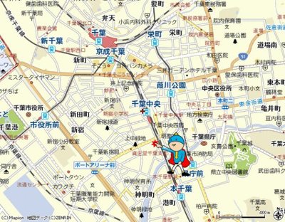 【地図】 | チハヤアネックスビル | 案　内　図