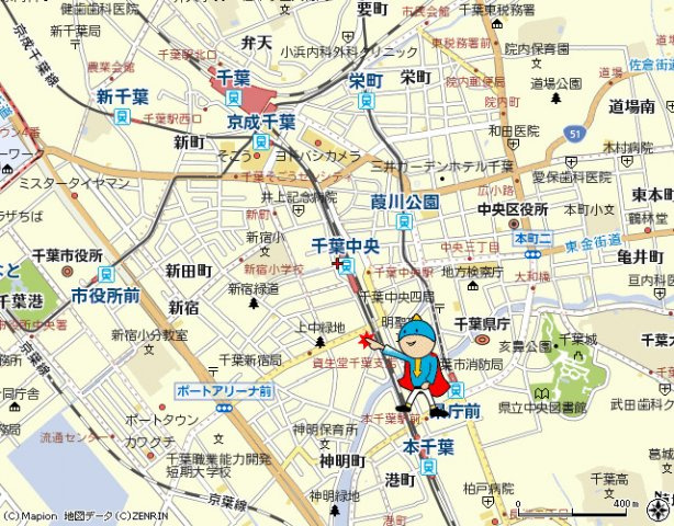 【地図】 | チハヤアネックスビル | 案　内　図