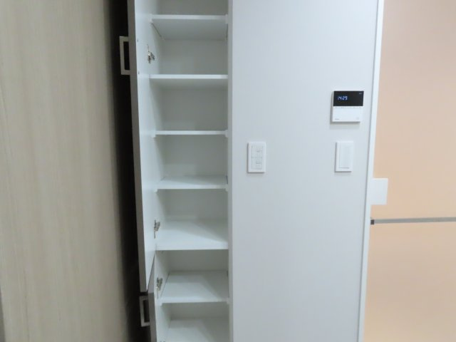 ザ・プレミアム長崎駅前の収納|洗面所にも嬉しい収納付◎