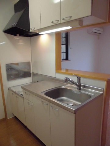 ベルパークＡのキッチン|きれいなキッチンです