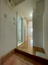 シンプルで使いやすい玄関です