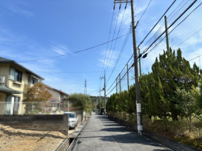 【前面道路含む現地写真】 | 大津市陽明町9-5　売土地