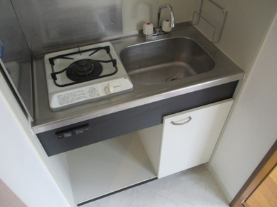 【キッチン】 | ハイツシグマⅡ | ガスキッチンで料理もしやすいですね