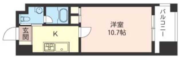 エスティメゾン銀座　駅近　ペット相談　駐車場有の間取り