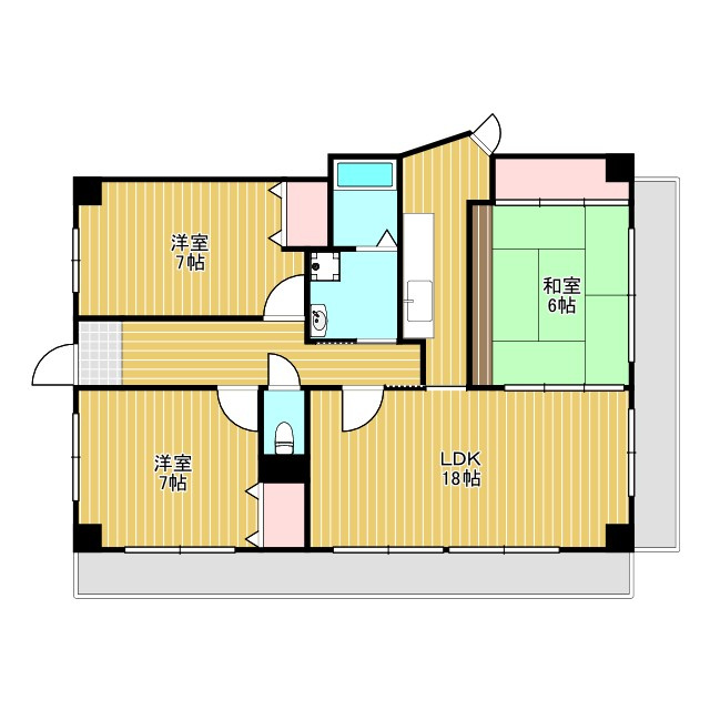 ルイズミッシェルの間取り