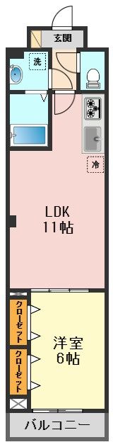 バルーム 8の間取り