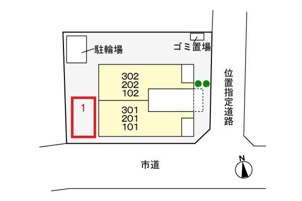 ネオグランツの区画図