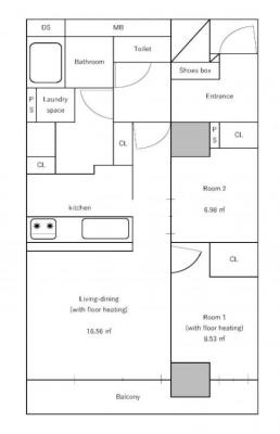 プレミストタワー靭本町（靱本町）の間取り