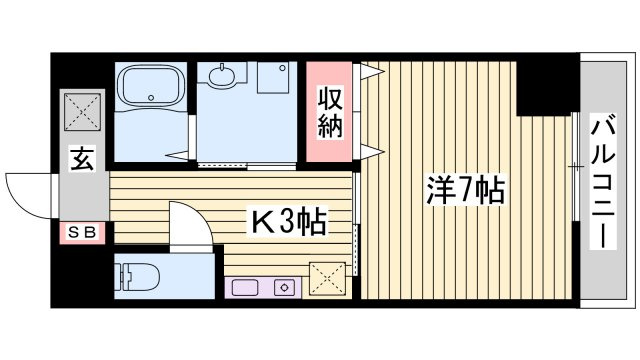 インタービレッジ東延末Ⅱの間取り