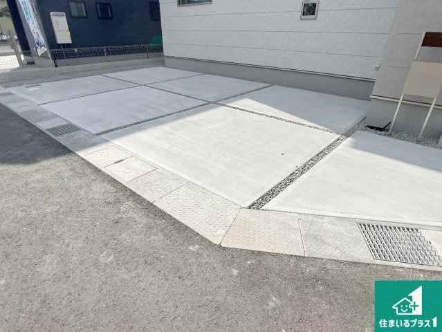 姫路市御立中　第4期　新築一戸建ての駐車場|駐車スペース！散水栓があるので、こまめに愛車を洗えます！