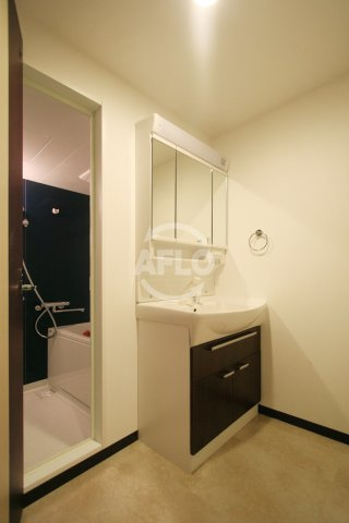 プレジオ東天満の洗面所|プレジオ東天満　洗面脱衣所