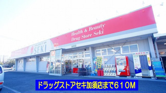 【周辺】 | ベルマーシュ | ドラッグストアセキ加須店まで610m