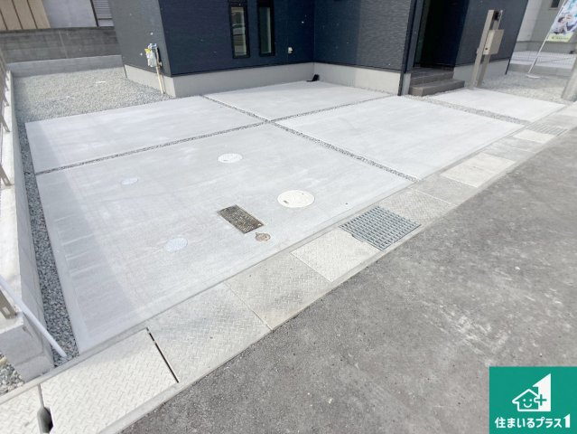 姫路市御立中　第4期　新築一戸建ての駐車場|駐車スペース！散水栓があるので、こまめに愛車を洗えます！