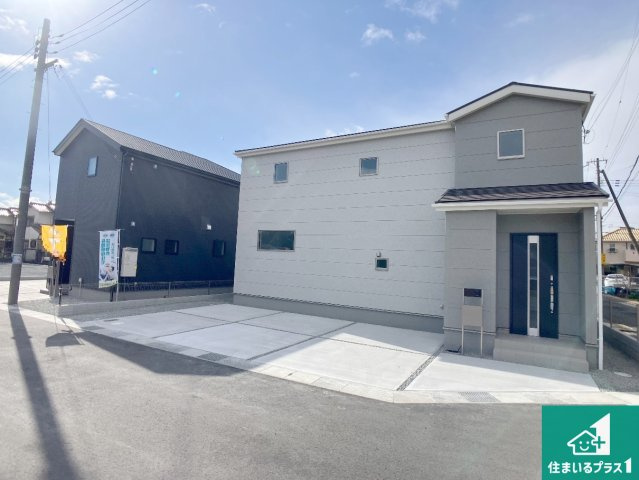 姫路市御立中　第4期　新築一戸建ての外観|お客様に長く安心して住んでいだだける事にこだわった家づくり！住んでからのアフターサービスにもしっかりと取り組んでいます！