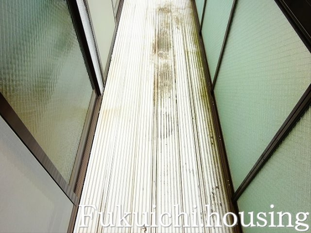 池田コーポのバルコニー