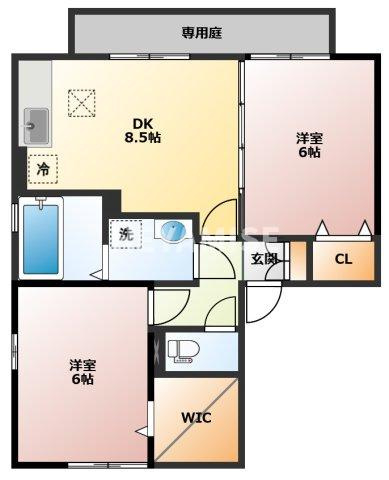 ラフィーネ三城の間取り