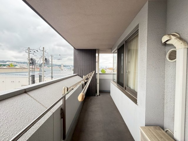 ラフィーネ泉宮のバルコニー