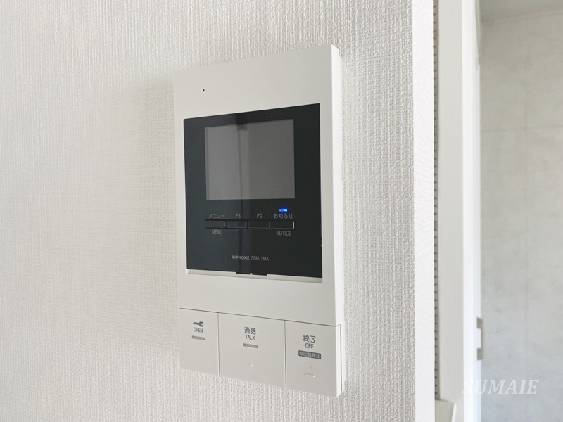 メゾンセリジエのセキュリティ|モニター付きインターホン☆