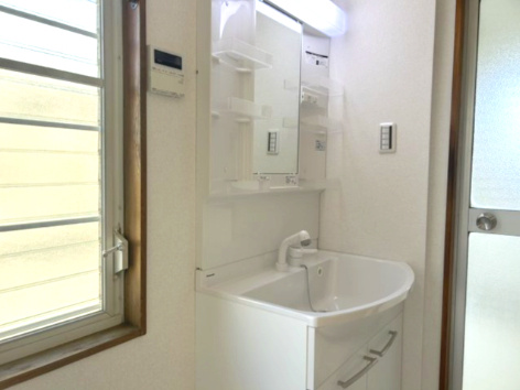 中古戸建　野田市岡田587-27の独立洗面台