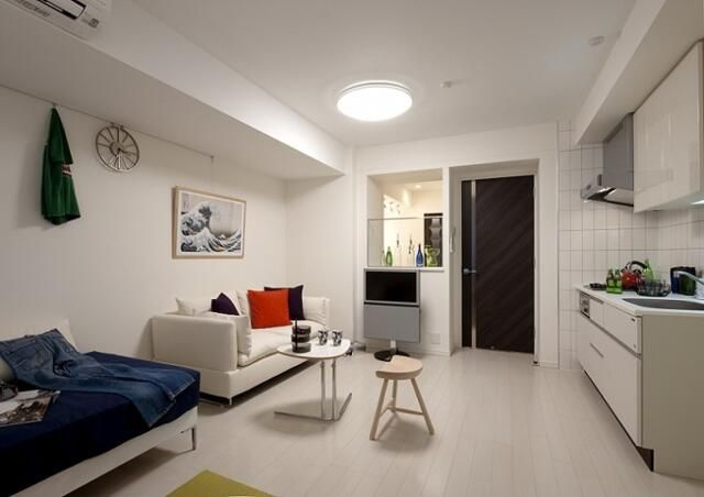 レジディアタワー上池袋（タワー棟）の居間・リビング