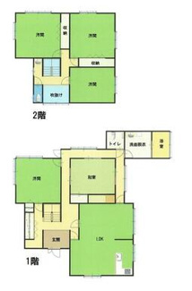 【間取り】 | 鳥取市鹿野町今市　中古戸建て