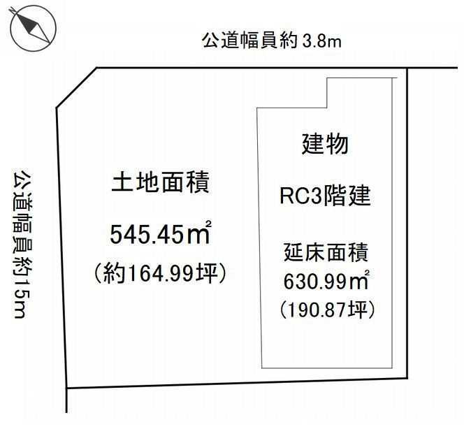 半田市昭和町3丁目　ショーエイビルの区画図|①