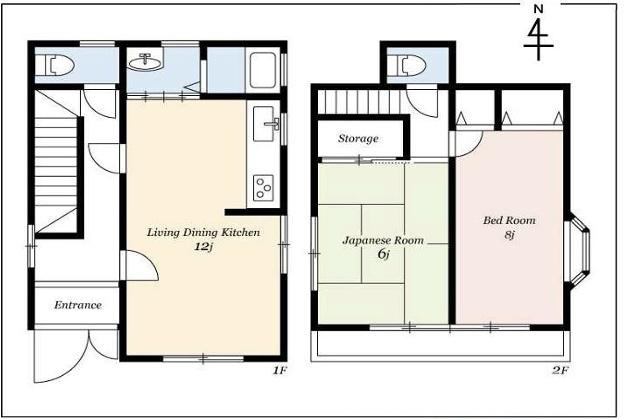 最寄り駅から好アクセス！　座間市座間1丁目中古戸建ての間取り