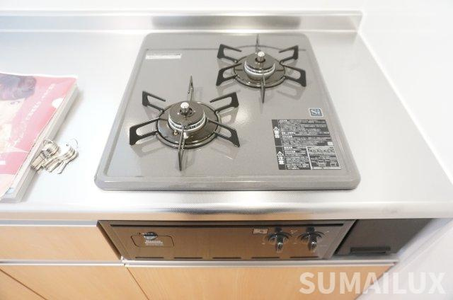 熊本市中央区黒髪３丁目のアパートのキッチン