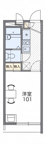 【間取り】 | レオパレスクリナーレみなみ野 | 画像2