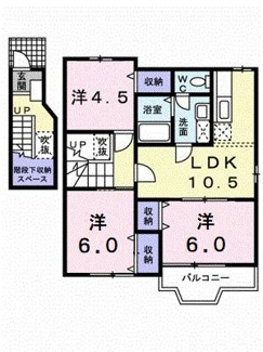 【間取り】 | ピュアハイムＡ