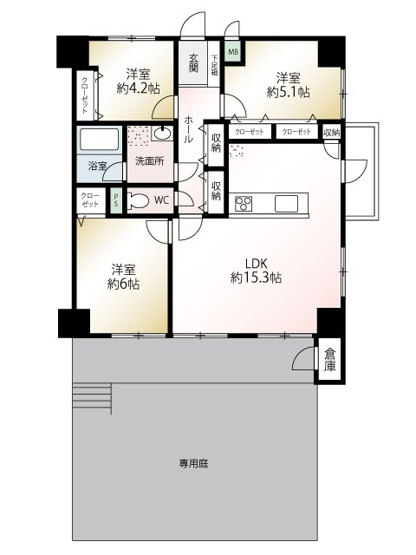 【間取り】 | エバーライフ箱崎第2