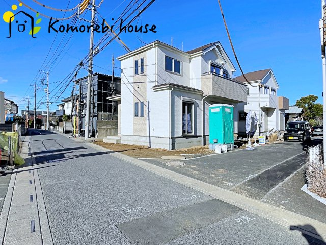 さいたま市西区佐知川412番　新築一戸建て　ハートフルタウン　Aの前面道路含む現地写真|前面道路含む現地写真です