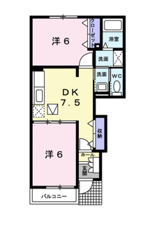 【間取り】 | ロックガーデン　Ａ